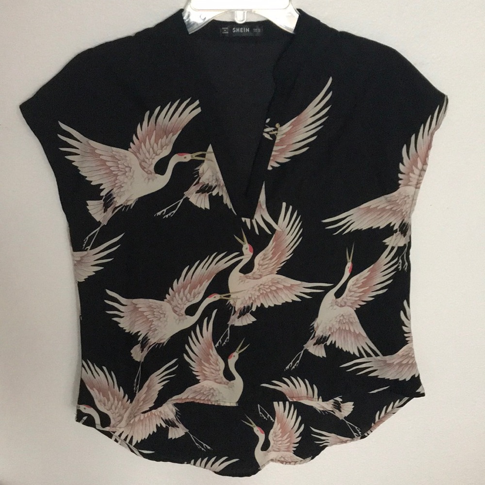 White crane top